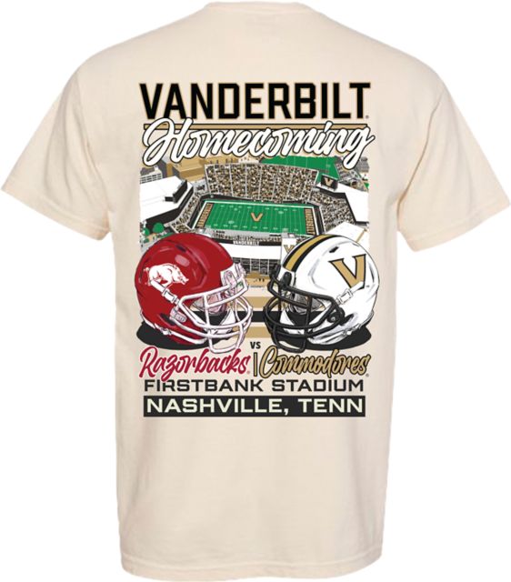 Vanderbilt University Football 2026 Homecoming Matchup Short Sleeve T-Shirt