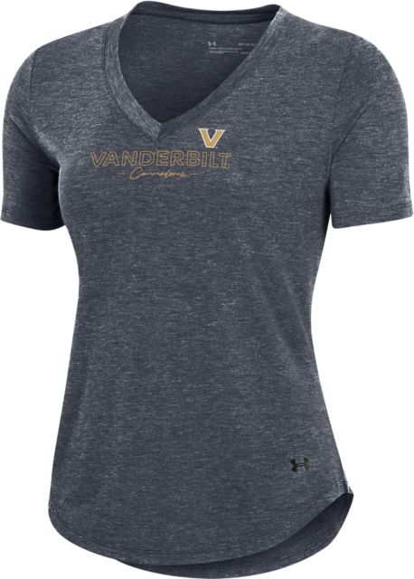 Vanderbilt University Commodores Women's Breezy V-Neck Short Sleeve T-Shirt