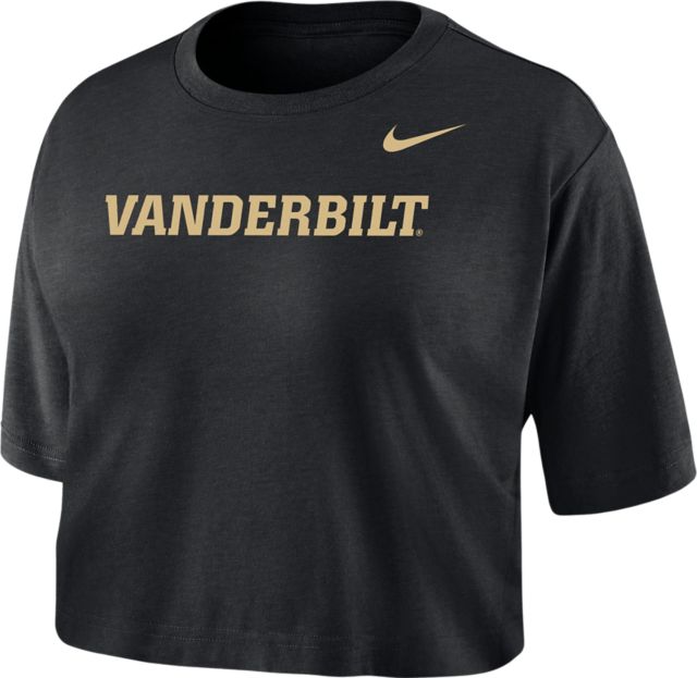 Vanderbilt University Women's Dri-Fit Crop Short Sleeve T-Shirt