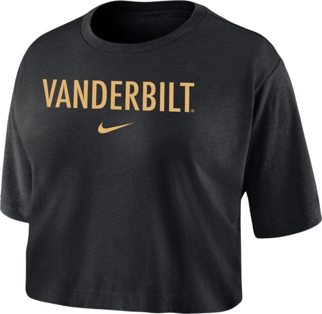Vanderbilt University Women's Dri-Fit Cotton Crop Tee