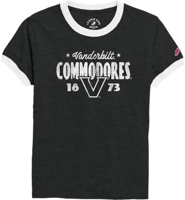 Vanderbilt University Commodores Youth Ringer Short Sleeve T-Shirt