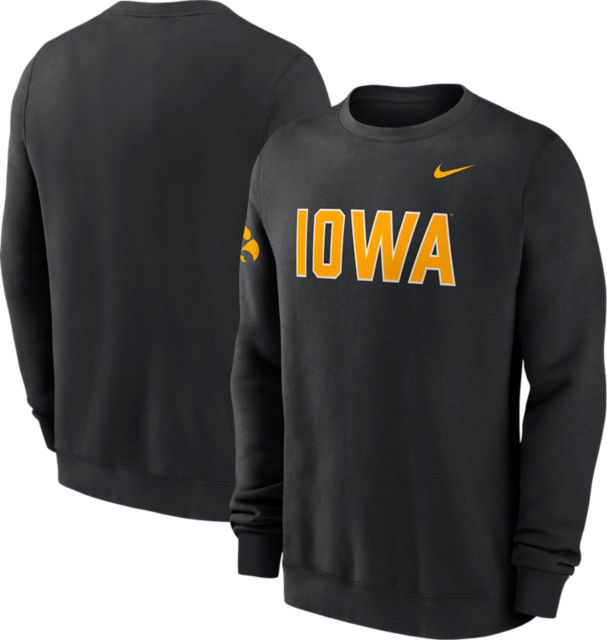University of Iowa Hawkeyes Club Fleece Crewneck Sweatshirt