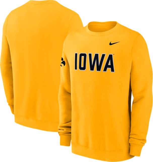 University of Iowa Hawkeyes Club Fleece Crewneck Sweatshirt
