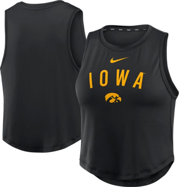 University of Iowa Hawkeyes Women's Dri-Fit Crop Tank Top