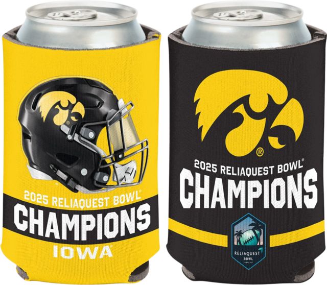University of Iowa Hawkeyes Football 2025 ReliaQuest Bowl Champions 12 oz. Can Cooler