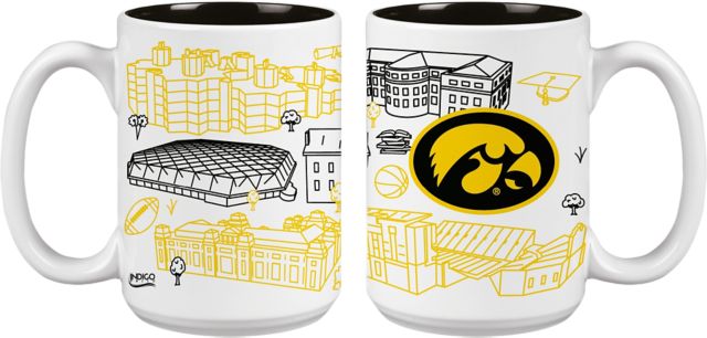 University of Iowa 15 oz. Mug