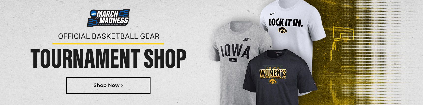 Official basketball gear tournament shop. Shop Now.