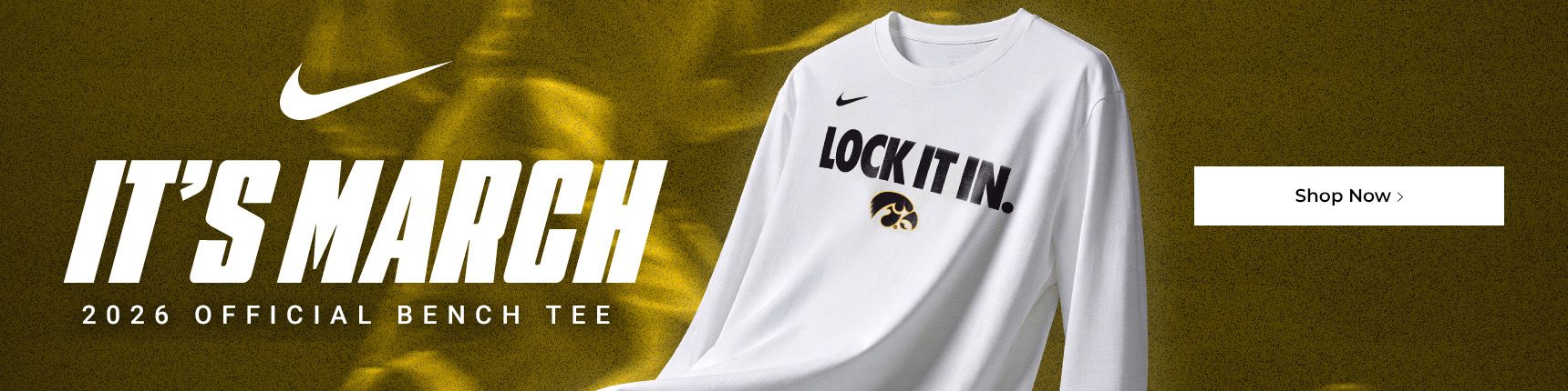 It's March. 2026 official bench tee.