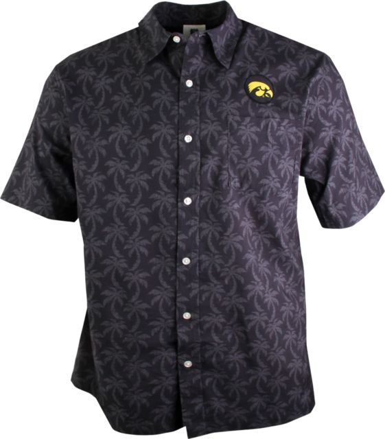 University of Iowa Palm Tree Button Down Top