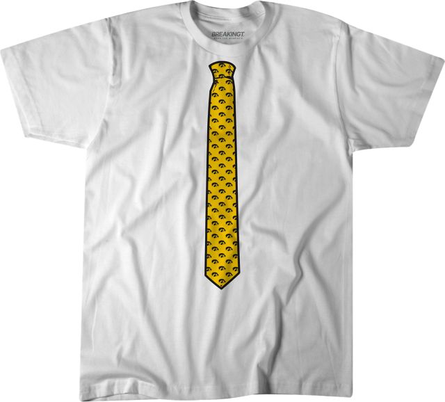 University of Iowa Men's Basketball Tie Short Sleeve T-Shirt