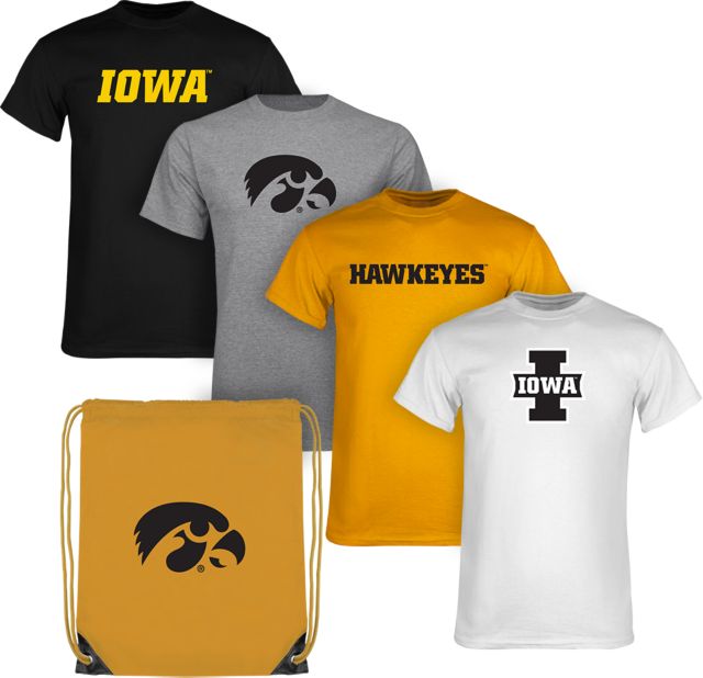 University of Iowa Short Sleeve T-Shirts Color Out Pack