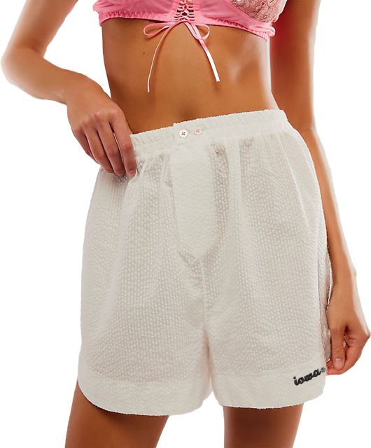 Iowa Free People Womens Cloud Nine Boxer Iowa Script