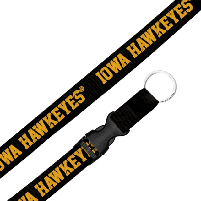 University of Iowa 3-4'' Woven Lanyard