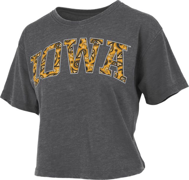 University of Iowa Women's Cropped Short Sleeve T-Shirt