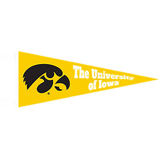Details about   University of Iowa Hawkeyes Classic 12"x30" Pennant College Sports Room Decor 