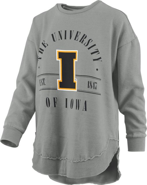 University of Iowa Women's Oversized Crewneck Sweatshirt