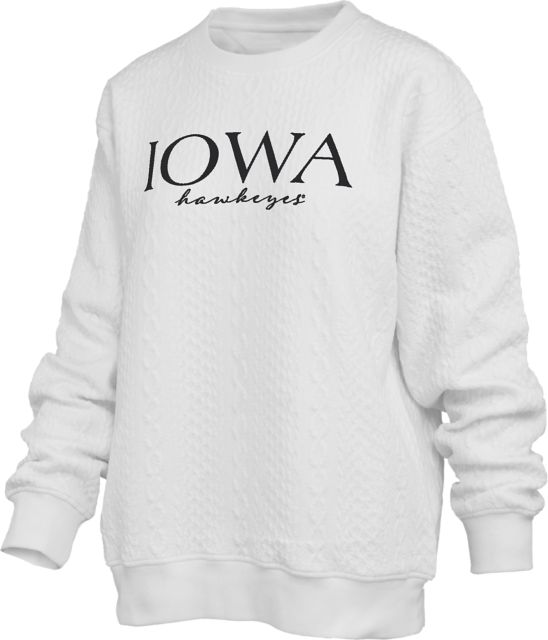 University of Iowa Hawkeyes Women's Oversized Crewneck Sweatshirt