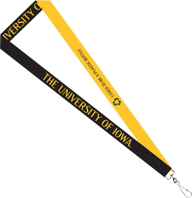 University of Iowa Recycled Lanyard