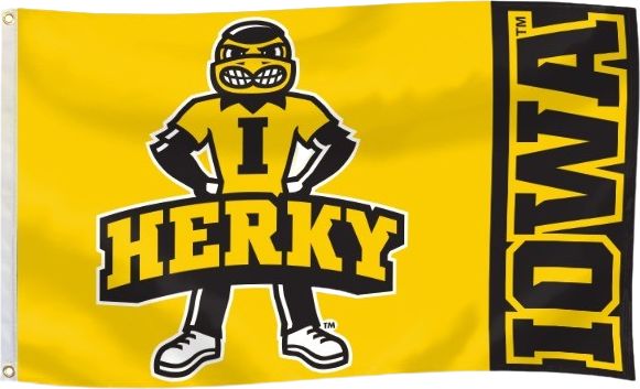 University of Iowa 3'x5' Flag