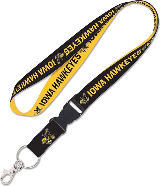 Duke Lanyard Iowa Hawkeyes Lanyard - Detachable Buckle ID Holder (Heathered) Washington Huskies Lanyard