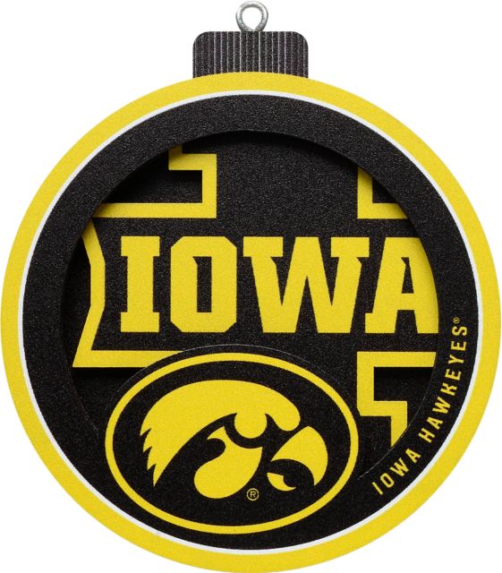 University of Iowa 3D Ornament