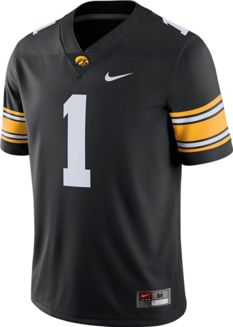 University of Iowa Hawkeyes Football #1 Dri-FIT Football Jersey