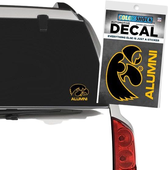 University of Iowa Hawkeyes Alumni Decal