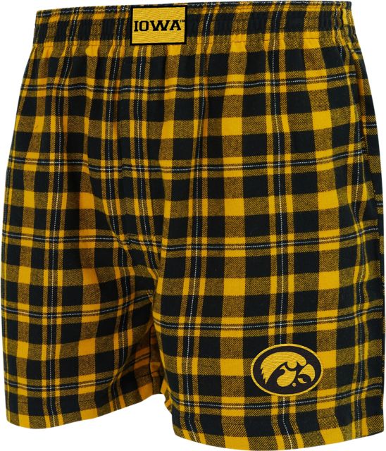 University of Iowa Hawkeyes Flannel Boxers