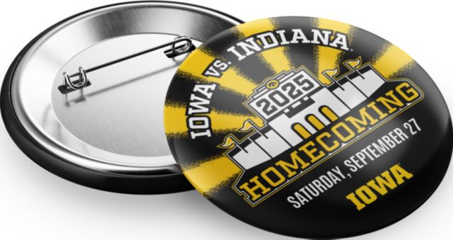University of Iowa 2025 Homecoming Button