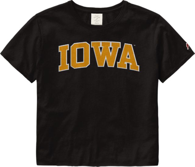University of Iowa Short Sleeve Cropped T-Shirt