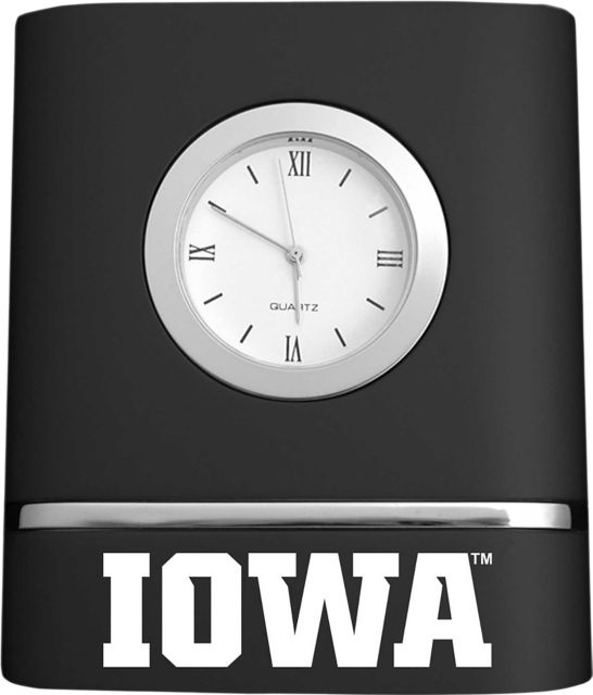 University of Iowa Trillium Desk Clock