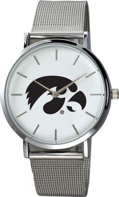 University of Iowa 40mm Stainless Steel Watch