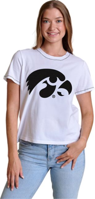 University of Iowa Women's Embroidered Short Sleeve T-Shirt