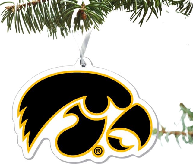 University of Iowa Hawkeyes 3 x 4 Ornament