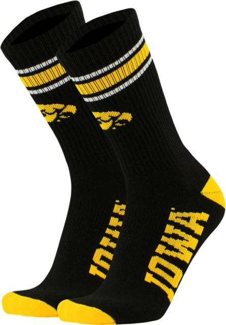 University of Iowa Crew Socks