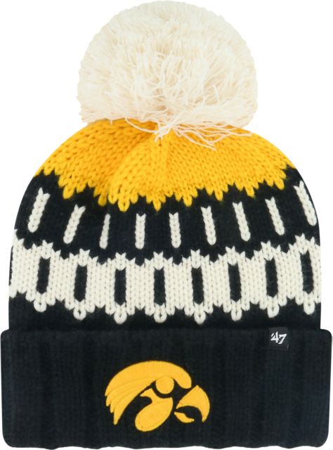 University of Iowa Women's Felicity Cuffed Pom Beanie