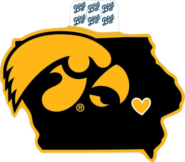 University of Iowa Full-Size Sticker