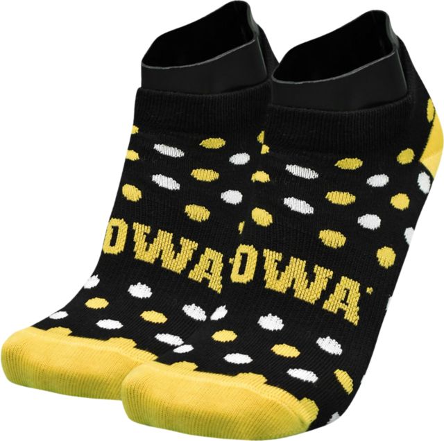 University of Iowa No Show Socks