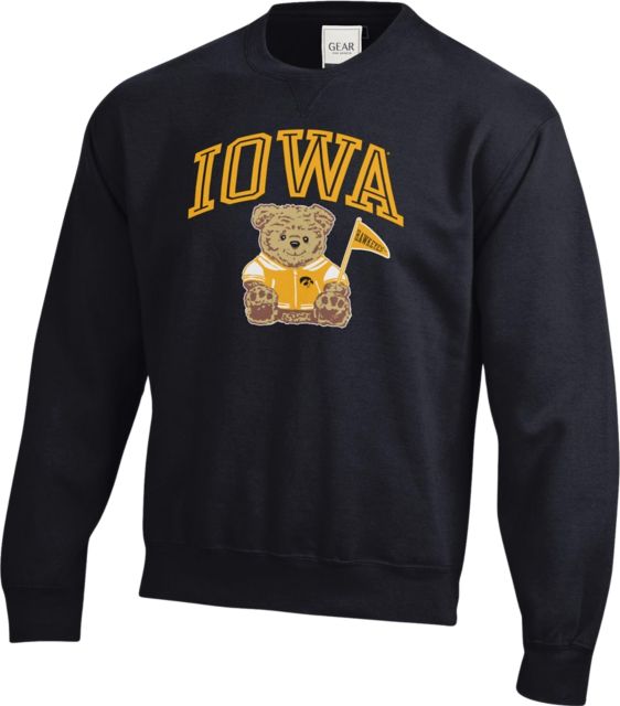 University of Iowa Hawkeyes Fleece Crewneck Sweatshirt