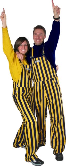 University of Iowa Stripe Game Bib Overalls