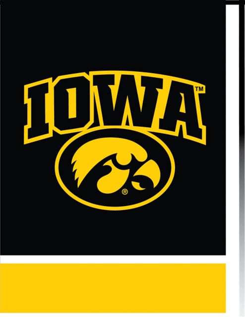 University of Iowa Hawkeyes Garden Flag