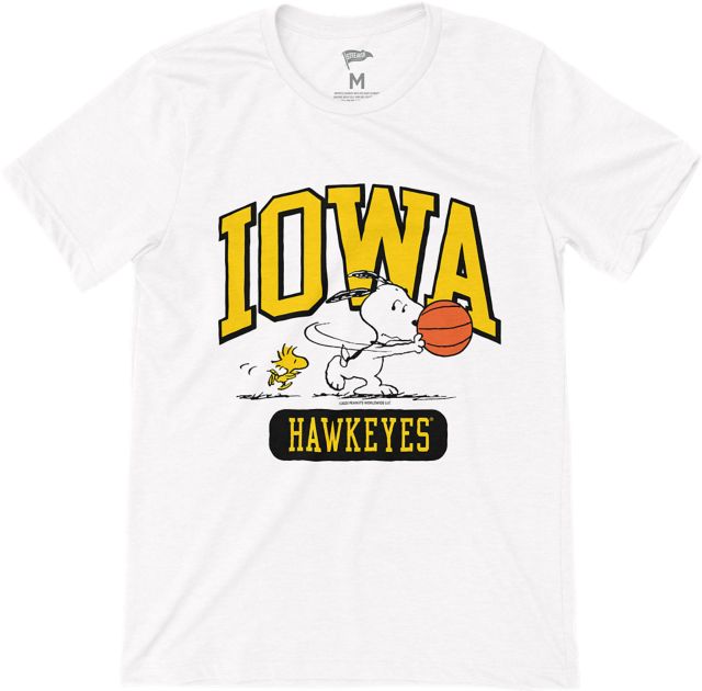University of Iowa Hawkeyes Peanuts Basketball Short Sleeve T-Shirt