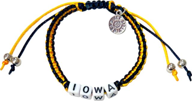 University of Iowa Braided Bracelet