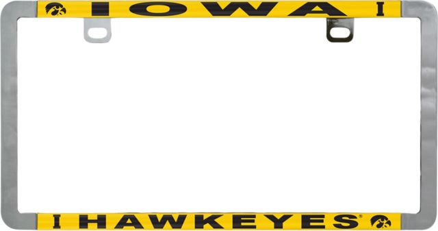 University of Iowa License Plate