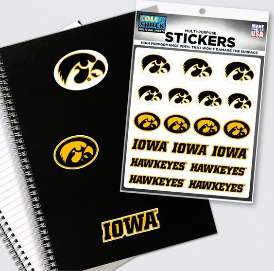 University of Iowa Sticker Sheet