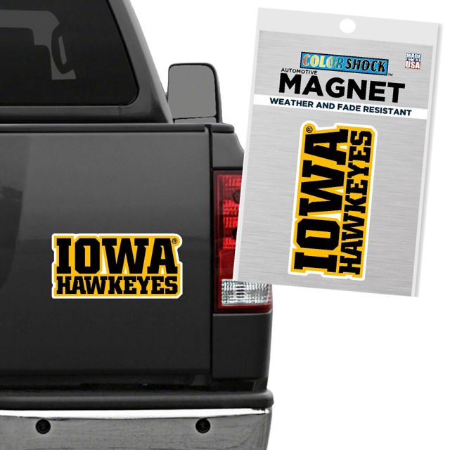 University of Iowa 12x12 Magnet