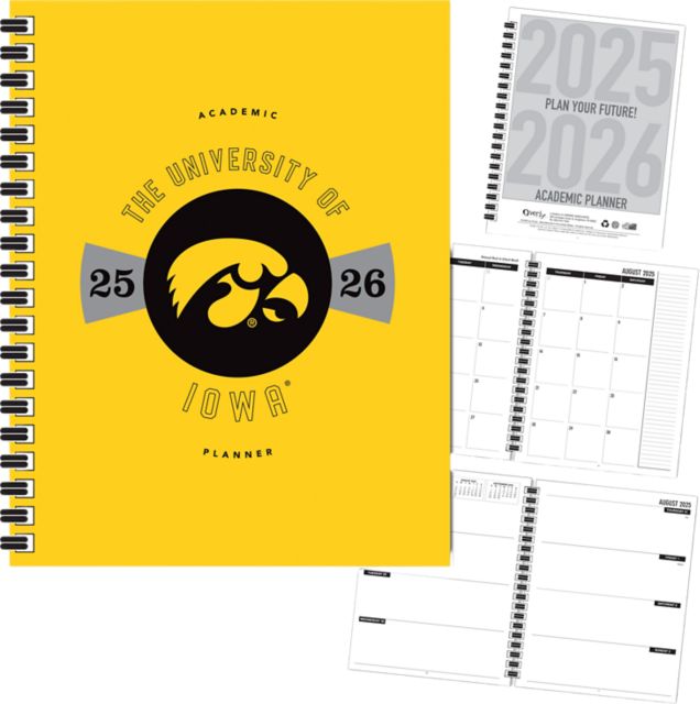 University of Iowa Academic Year 2025 - 2026 Planner