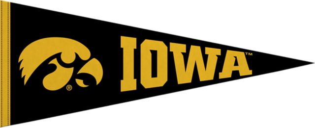 University of Iowa 12"X30" Full Color Pennant