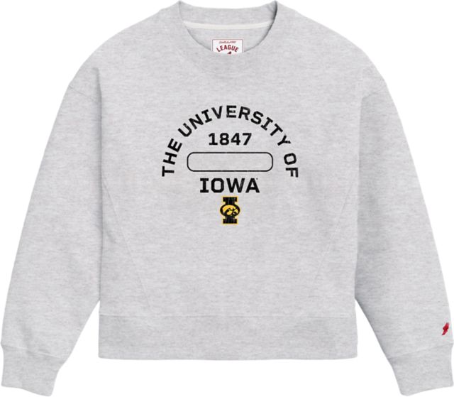University of Iowa Hawkeyes Women's Boxy Crewneck Sweatshirt