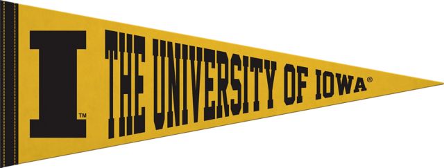 University of Iowa 9x24 Pennant